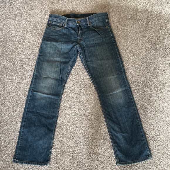 Men Straight leg jeans dark wash - Picture 2 of 4